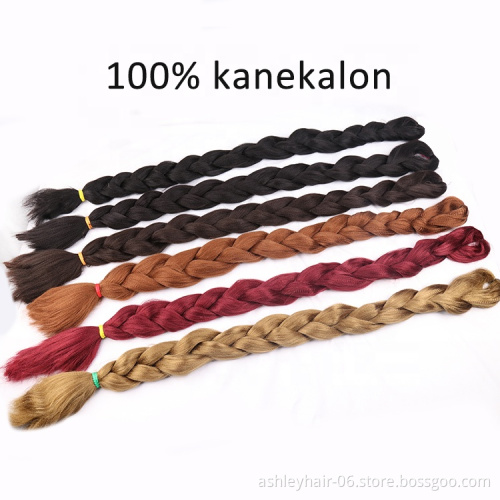 kanekalon braiding hair for african hair synthetic hair jumbo braid ultra braid 82inch
